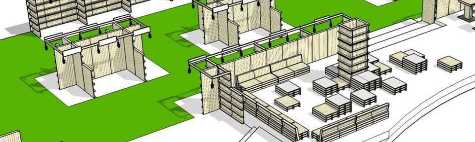 Circulaire Duurzame Pallet Projecten Zonder Afval Pop Up Pallets