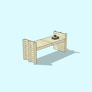 TALLIN 2 palletstijl tafel - Afbeelding 5